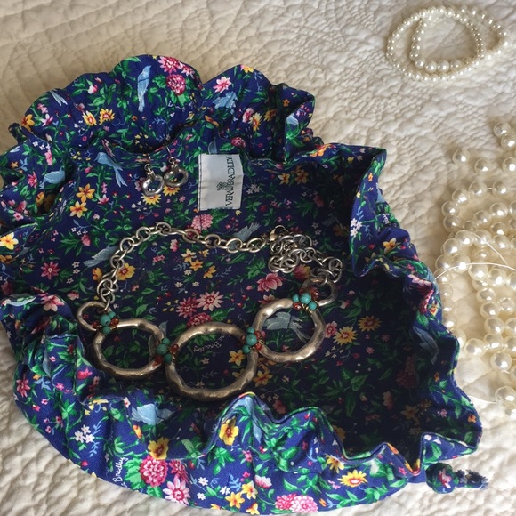 Vera Bradley Handbags - Vera Bradley drawstring Jewelry Bag